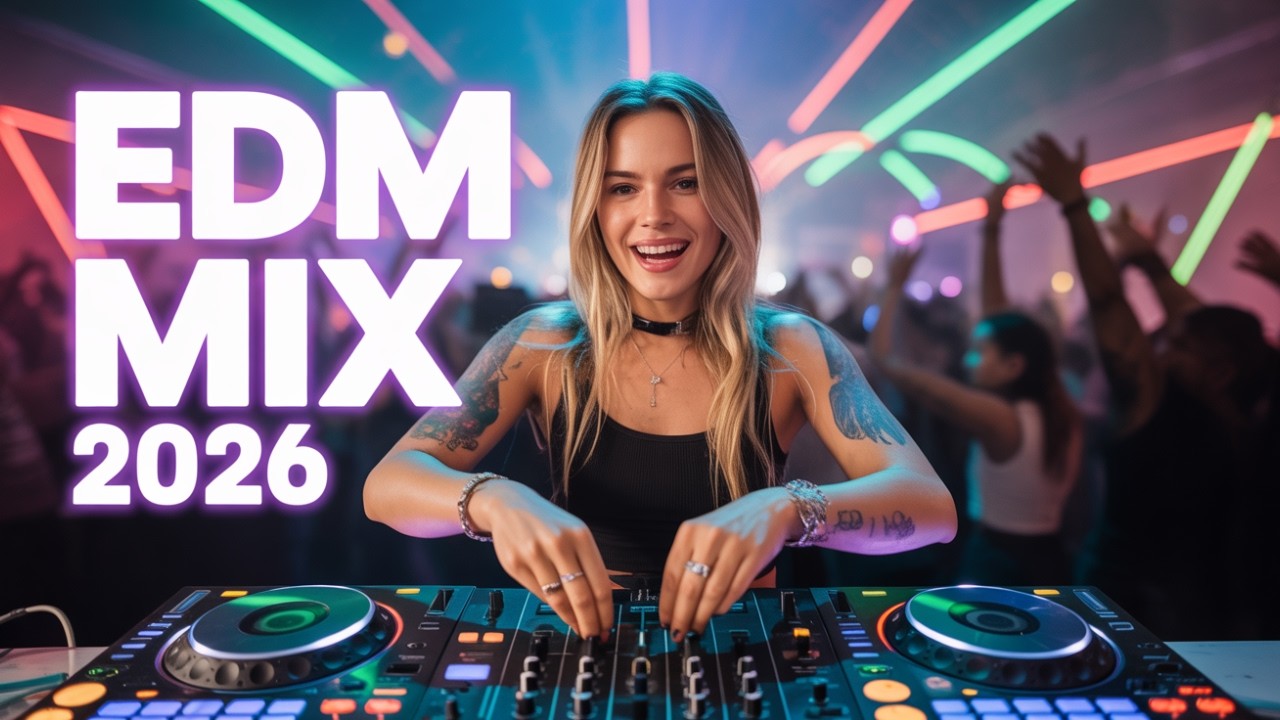 EDM Bass Boosted Mix 2026 ⚡ Top Remixes & Gaming Music 🎧 - YouTube