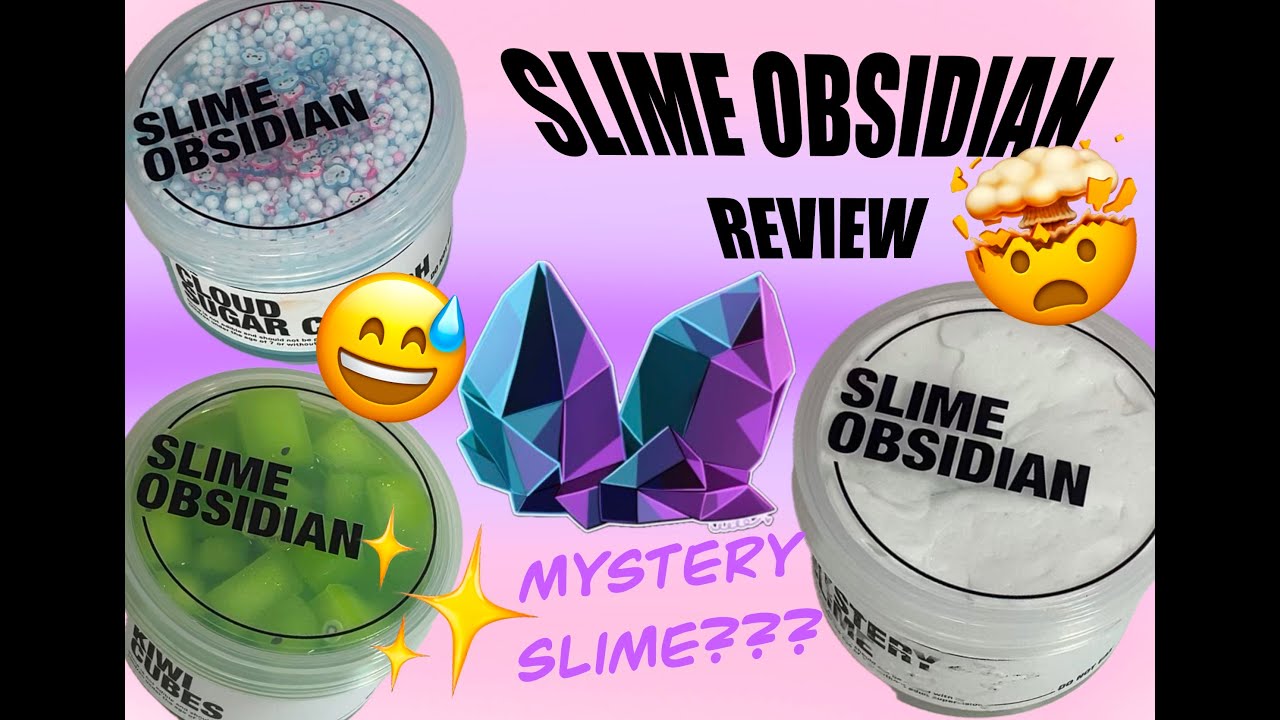 ✨100% HONEST ✨ - SLIME OBSIDIAN Review! ASMR Review Video ❤️