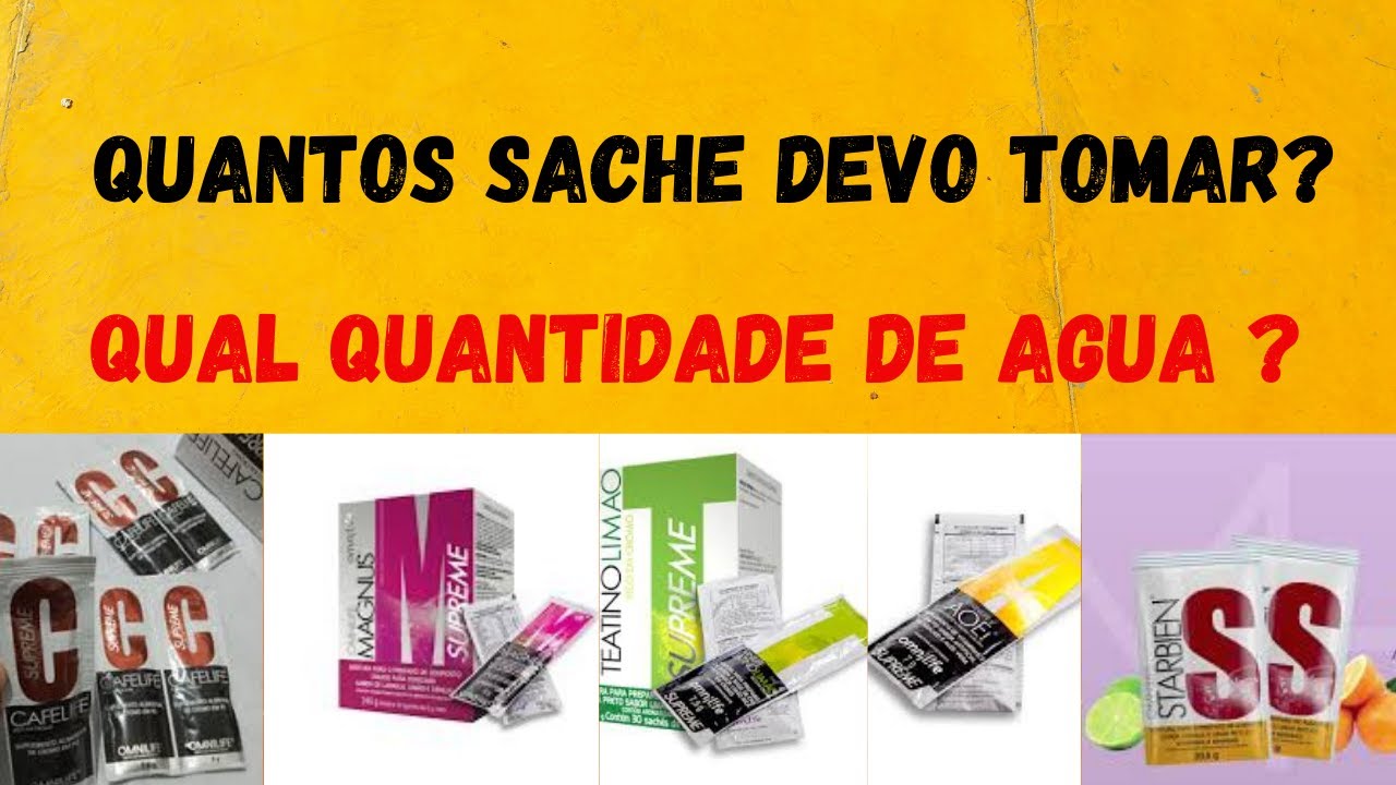 QUANTOS SACHE DEVO TOMAR POR DIA YouTube
