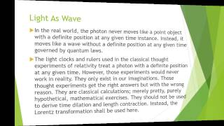 Einstein’s Light Clock and Ruler Would Never Work in Reality
