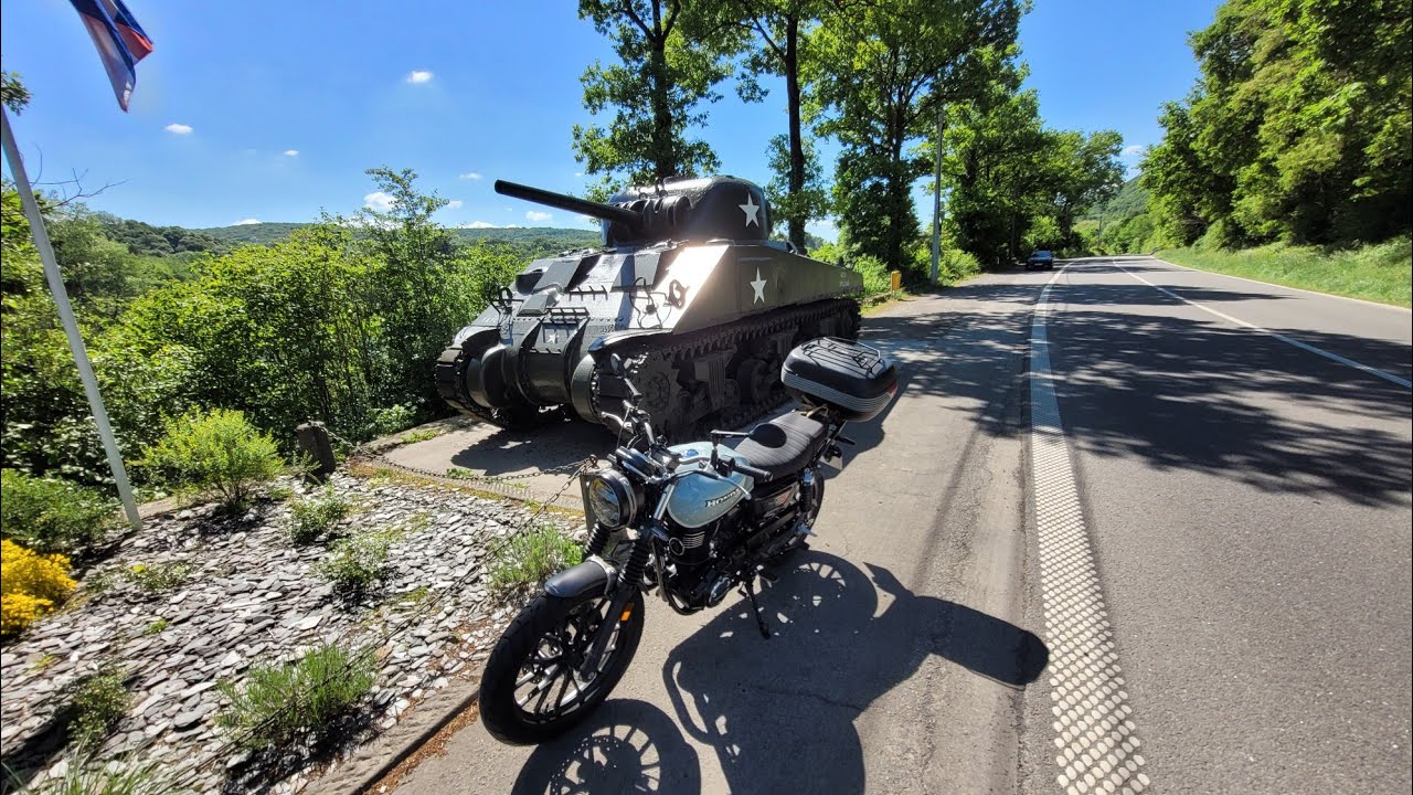 Kleine Runde in der Normandie  mit Honda GB350S