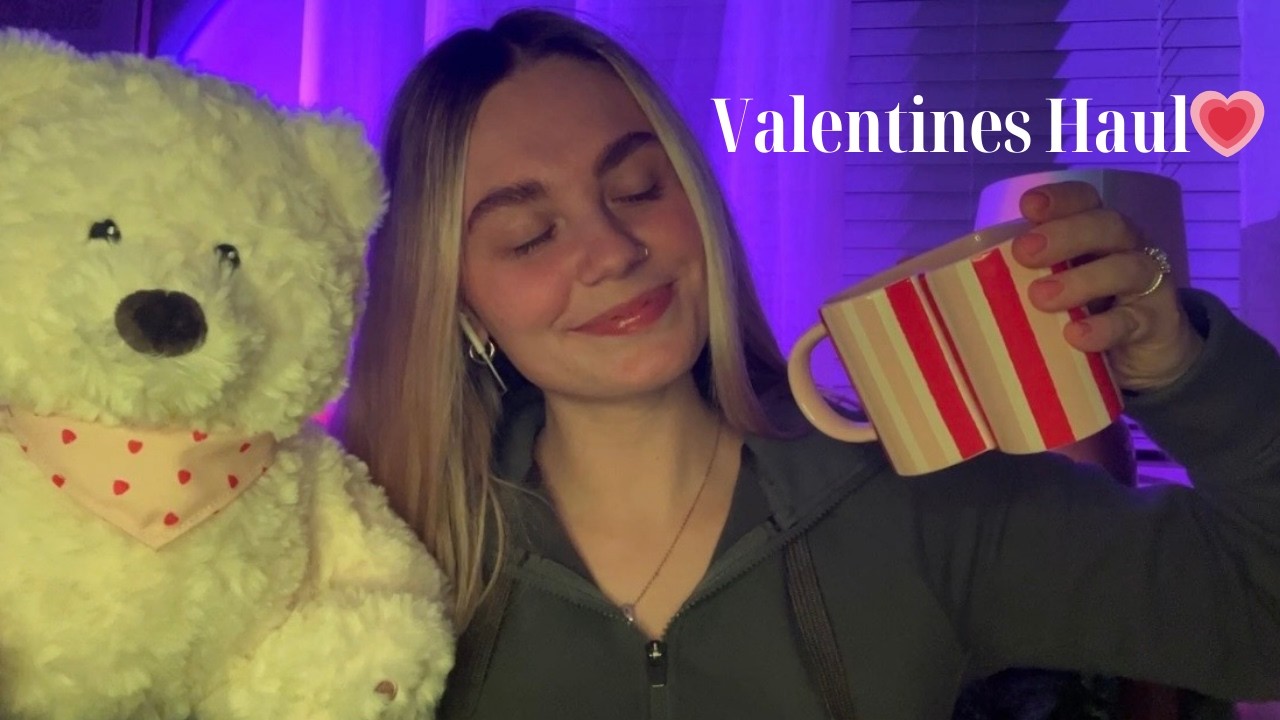 ASMR Shopping Haul 🎀💗 (Target & Valentines Gifts)