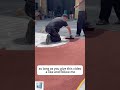 Floor resin coating application #floorpaint #paint #repair #fyp #fixed #foryou #floor #quickrepair