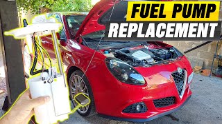 ALFA GIULIETTA FUEL PUMP REPLACEMENT