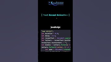 Text Reveal Animation with HTML CSS & JavaScript | Smooth & Modern Effect 🔥