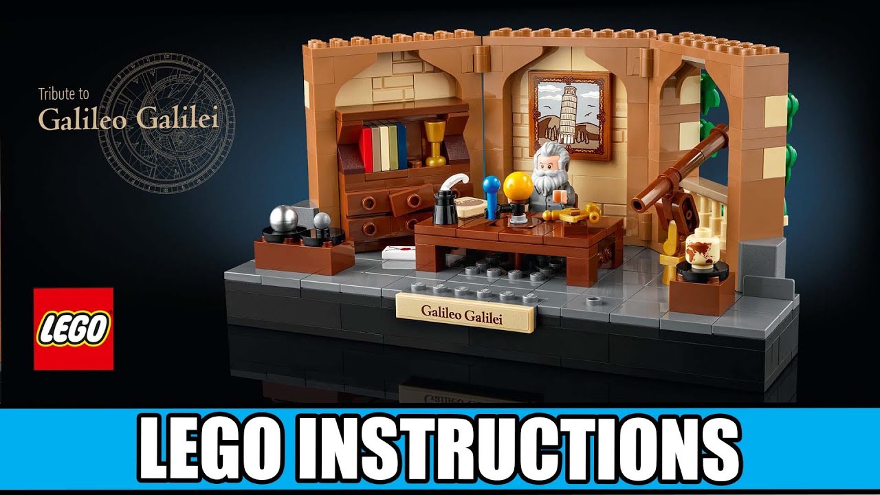 LEGO Instructions - Promotional - Tribute to Galileo Galilei - Ideas LEGO instructions