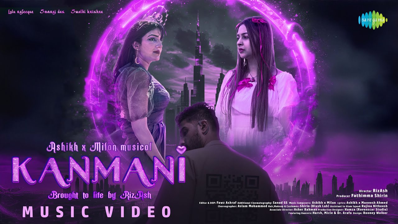 ⁣Kanmani - Music Video | Sooraj | Lulu | Swathi | Hiphop JB | Ashik | Milan | Maneesh | RizAsh