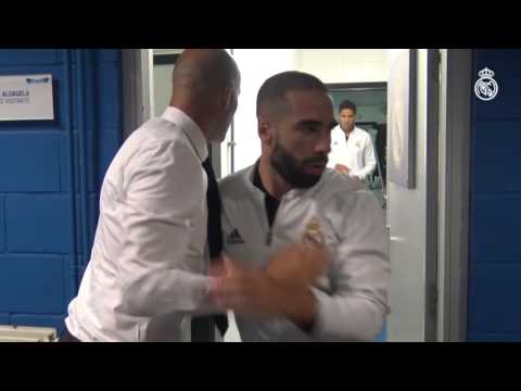 Watch Zidane's Pre-match Ritual With The Squad.