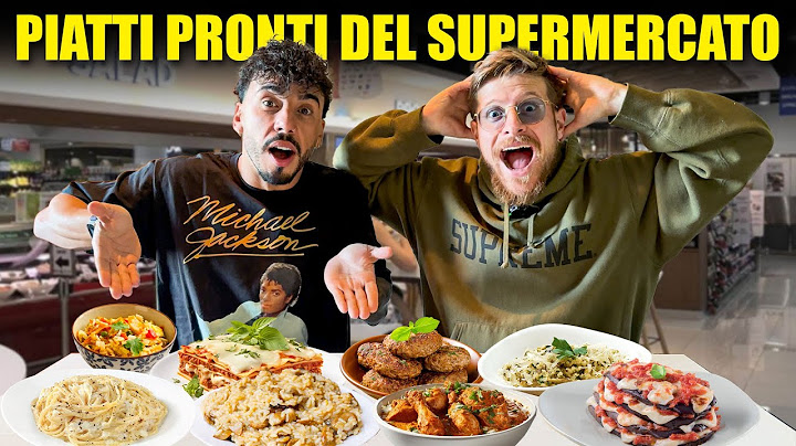 PROVIAMO TUTTI I PIATTI PRONTI DEL SUPERMERCATO - DEVO ESSERE SINCERO NON ME LO SAREI MAI ASPETTATO!