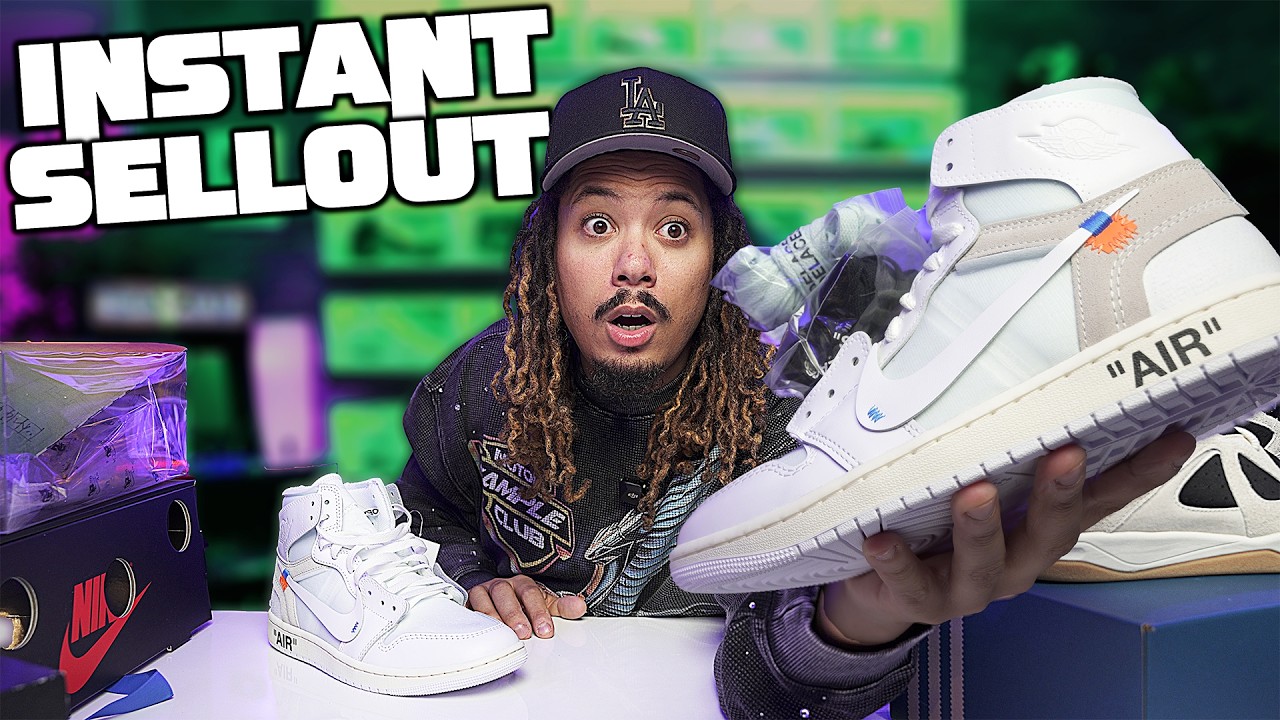 THESE ARE INSTANTLY SELLING OUT GET READY ! EARLY LOOK Virgil Abloh Archive VAA Air Jordan "ALASKA"