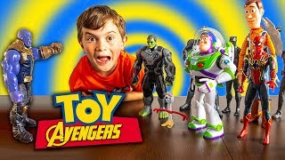 Buzz Joins The Avengers!! - Fun Toy Story 4 Kids Parody