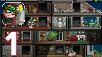 Bob The Robber 4 Gameplay Walk-through Solutions part 1