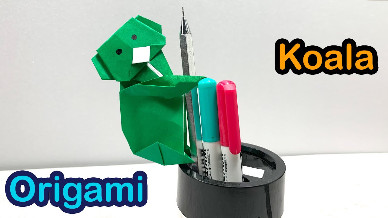 How To Make a Paper Koala (Yoshihide Momotani) Easy Origami YouTube