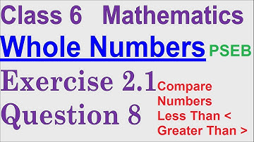 Q 8 | Ex 2.1 | Class 6 | Whole Numbers | Chapter 2 | PSEB | Maths