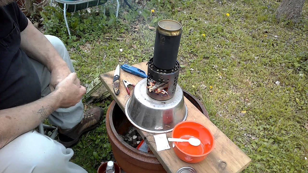 Cooking on my Ikea hobo stove.. YouTube