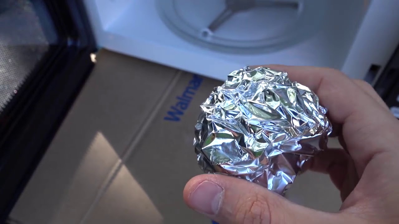 What happens if Aluminium foil heated in micro woven YouTube