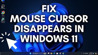 how to fix mouse cursor disappears in windows 11