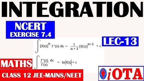 INTEGRATION||EXERCISE-7.4||PART-3||INTEGRATION BY TRIGONOMETRIC SUBSTITUTION