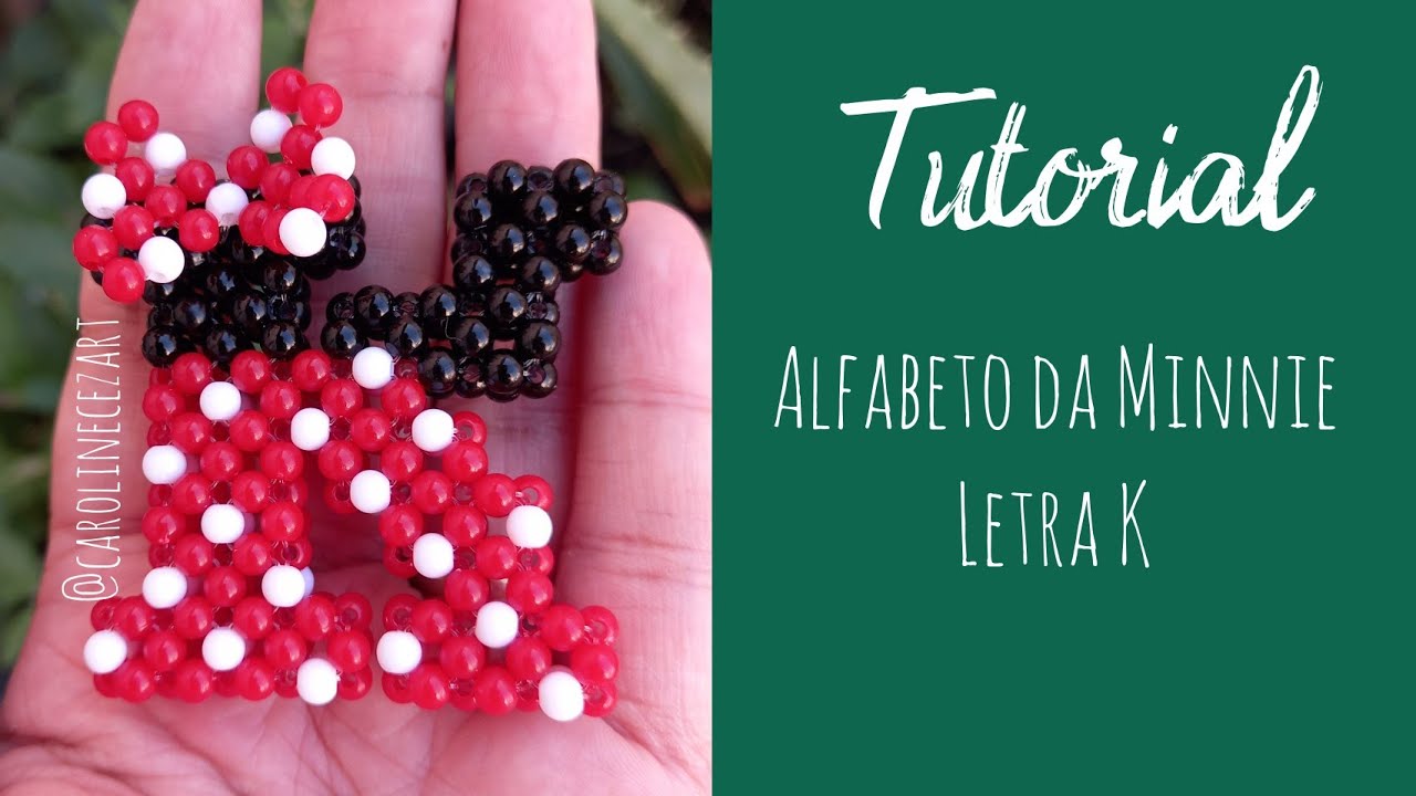 Letra K - Alfabeto da Minnie