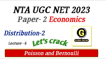 NTA UGC NET 2023 Exam preparation | Economics | Statistical analysis | Distributions 2
