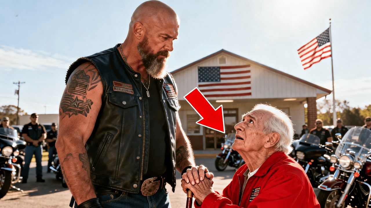 Pretend to Be My Son Today, a 73 Year Old Veteran Asked a Hells Angel —  What Happened Next - YouTube