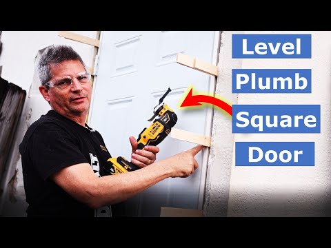 Installing an Exterior Door Perfectly - The Right Way