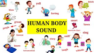 body sounds vocabulary| | human body sound vocabulary  with their meaning and example 💯💯