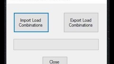 TSG Load Combination Creator