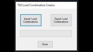 TSG Load Combination Creator