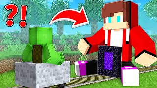 What INSIDE this JJ'S PORTAL? Mikey Found Secret PORTAL inside JJ in Minecraft (Maizen)