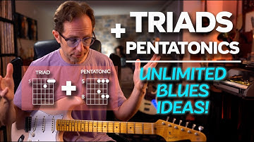 Mixing Triads with Pentatonics gives you endless Blues lead ideas - Guitar Lesson - ML116