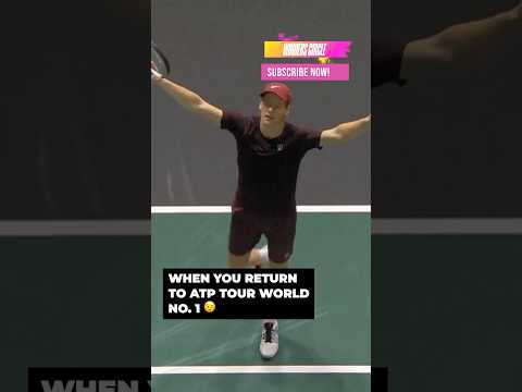 When You Return To World No. 1 🏆 | Jannik Sinner’s Paris Masters Glory
