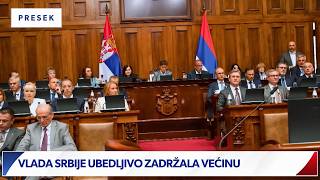 Vlada Srbije zadržala većinu: Kakve poruke su poslali vlast i opozicija?