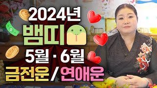 ✨2024년 5월,6월 움직이면 돈이 들어온다 뱀띠운세✨2024년 갑진년 뱀띠에게 생길 큰 변화들 65년생 …