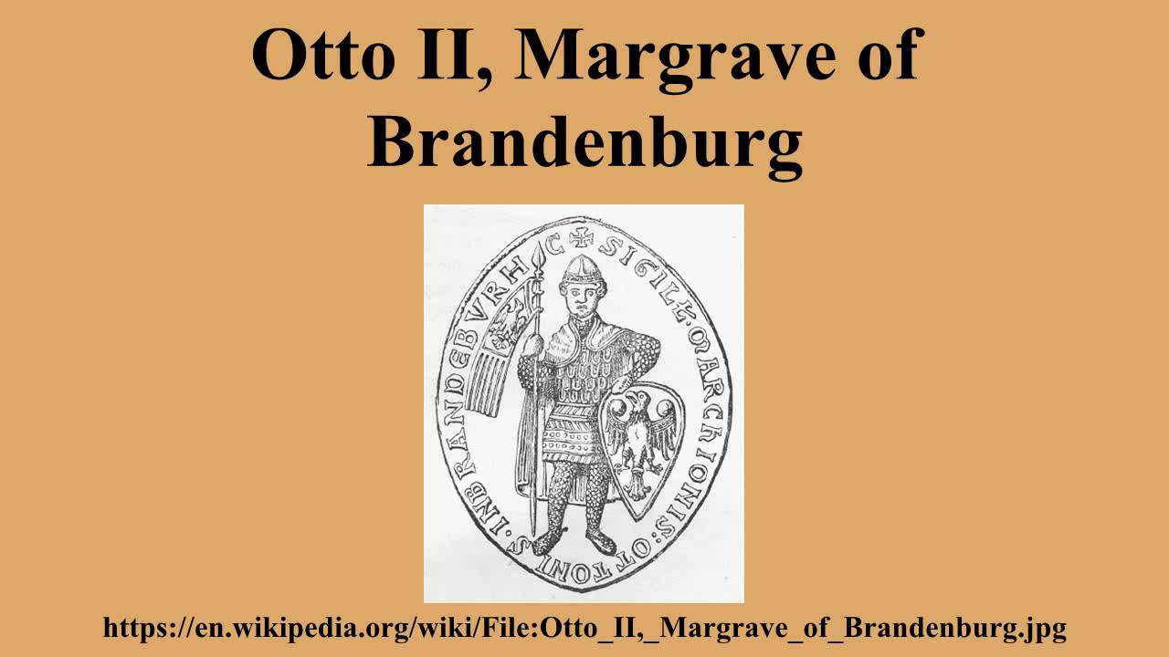 Otto II, Margrave of Brandenburg