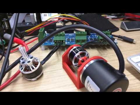 ODrive Testing 2 motor operation @ODriveRobotics