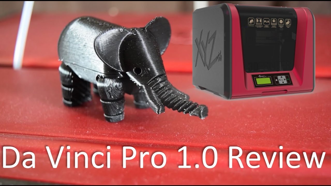 Da Vinci Jr 1 0 Pro 3d Printer Review Massive Improvement Youtube