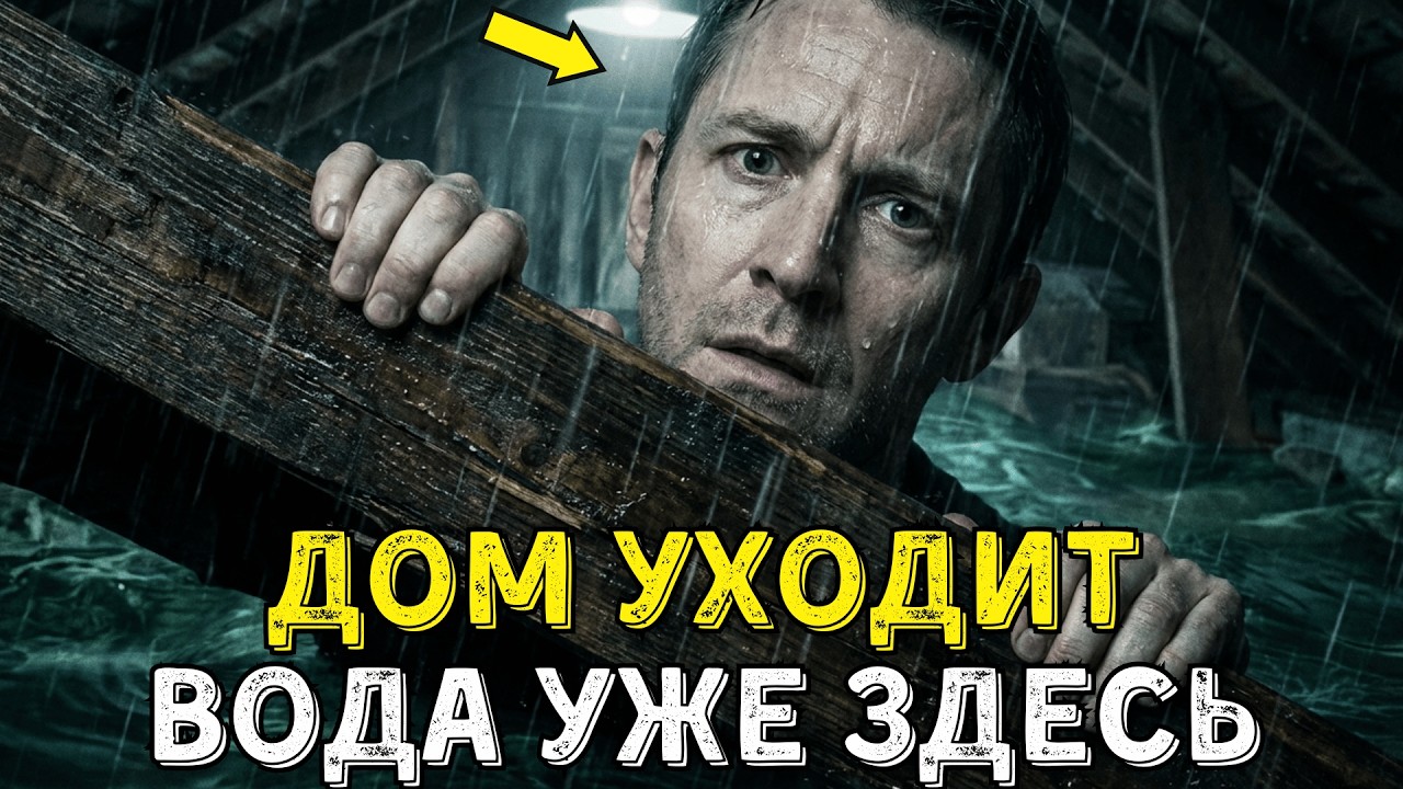 Дом Становится Ловушкой Один В Эпицентре Урагана На Затопленном Чердаке