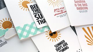 August 2020 Card Kit - 6 Clean & Simple Cards with Kristina Werner screenshot 2