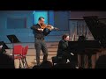 Kurganovfinehouse duo  franck sonata excerpt from mechanics hall