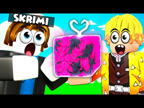 🍌 DAŁEM SKRIMIEMU OWOC MIŁOŚCI W BLOX FRUITS!?!?