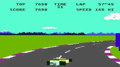 Pole Position sur Atari 5200