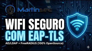 WiFi Seguro: EAP-TLS com FreeRADIUS e Active Directory (LDAP).