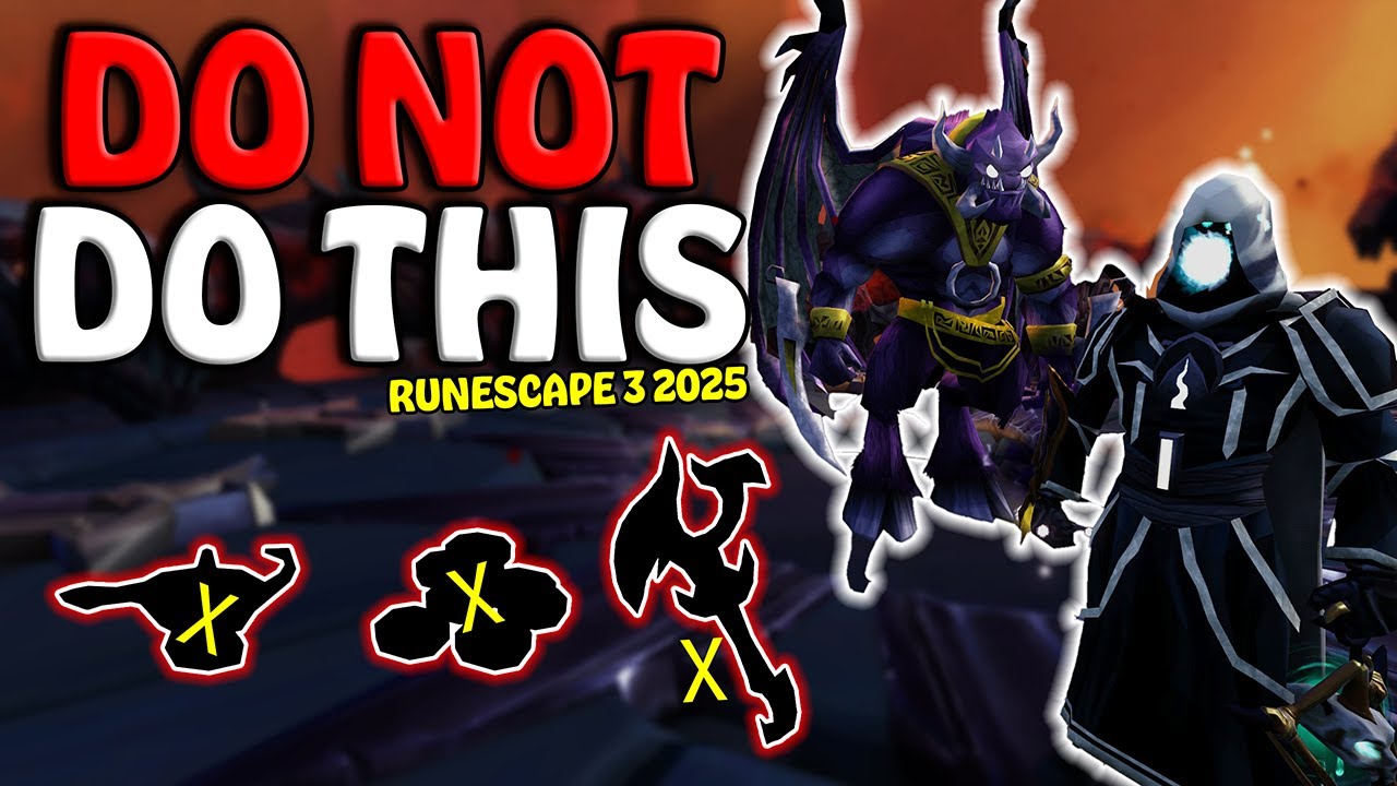 Чего НЕ следует делать в RuneScape 3 — 2025