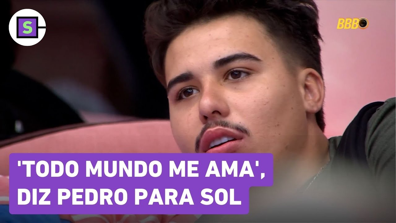 BBB 26: 'Todo mundo me ama', diz Pedro após discurso de Sol