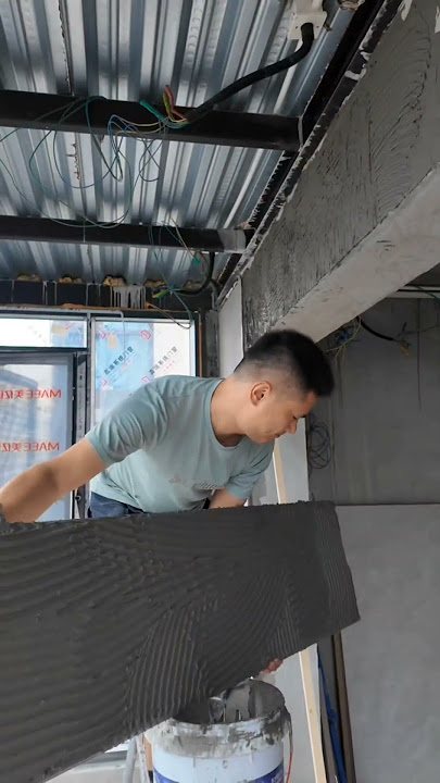 Tile installation P7758#shorts