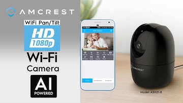 Amcrest WiFi AI Smart Home Security Camera & Baby/Pet Monitor/Nanny Cam - Model: ASH21-B