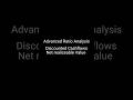 Advance Financial Analysis #finance #business #investment #financialeducation