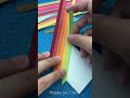 How I use paper strips to make a colourful fun background! #cardmaking #paperstrips