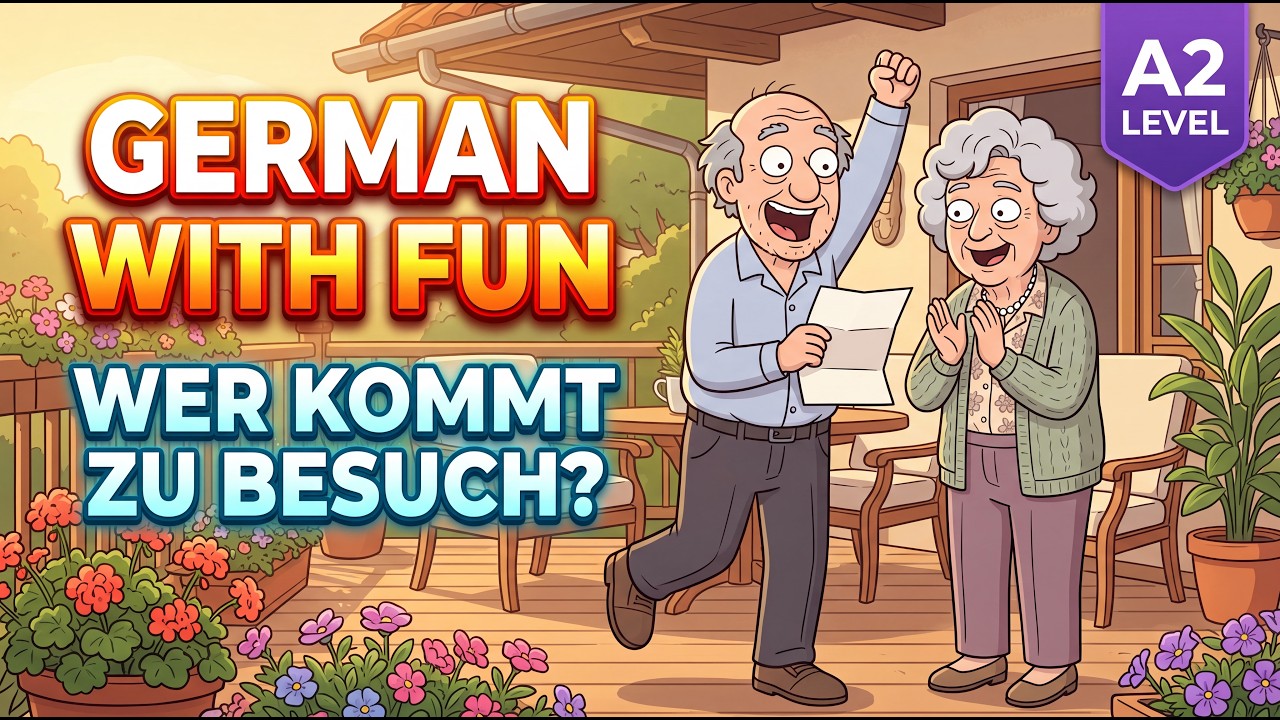 💌 Who Is Coming to Visit? 😲 | Easy German Conversations for Beginners